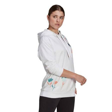 Bluza damska adidas Graphic Hoodie biała GT8818