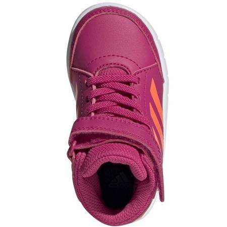 Buty dla dzieci adidas Altasport Mid I różowo pomarańczowe G27128