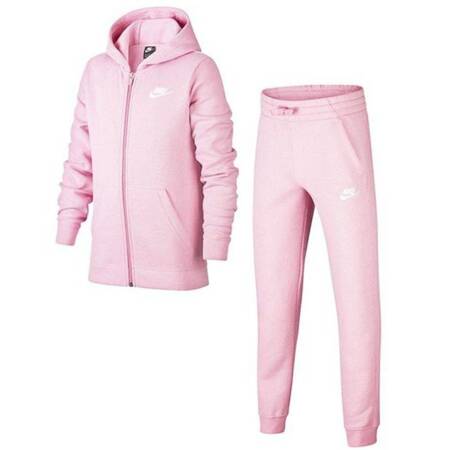 Dres dla dzieci Nike  NSW TRK Suit Core BF różowy BV3634 663