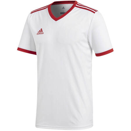 Koszulka dla dzieci adidas Tabela 18 Jersey JUNIOR biało-czerwona CE1717/GH1671