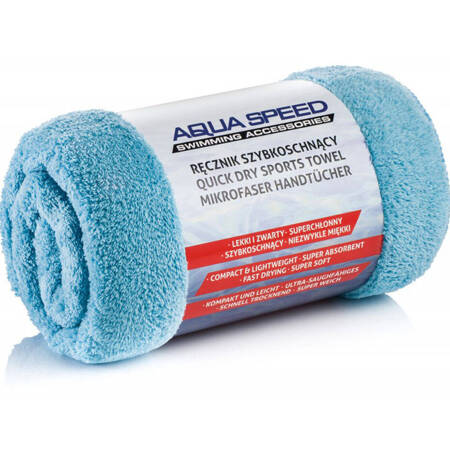 Ręcznik Aqua-speed Dry Coral 350g 50x100 jasny niebieski 02/157