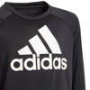 Bluza dla dzieci adidas D2M Big Logo Sweatshirt czarna GN1482