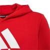 Bluza dla dzieci adidas YB MH Bos PO czerwona ED6494