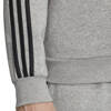 Bluza męska adidas Essentials 3 Stripes Crewneck Fleece szara EI4902